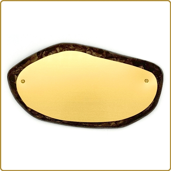 Slanted Large Bronze Stone A