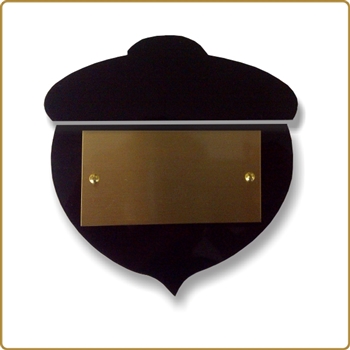 Acorn Recognition Plaque Accessory